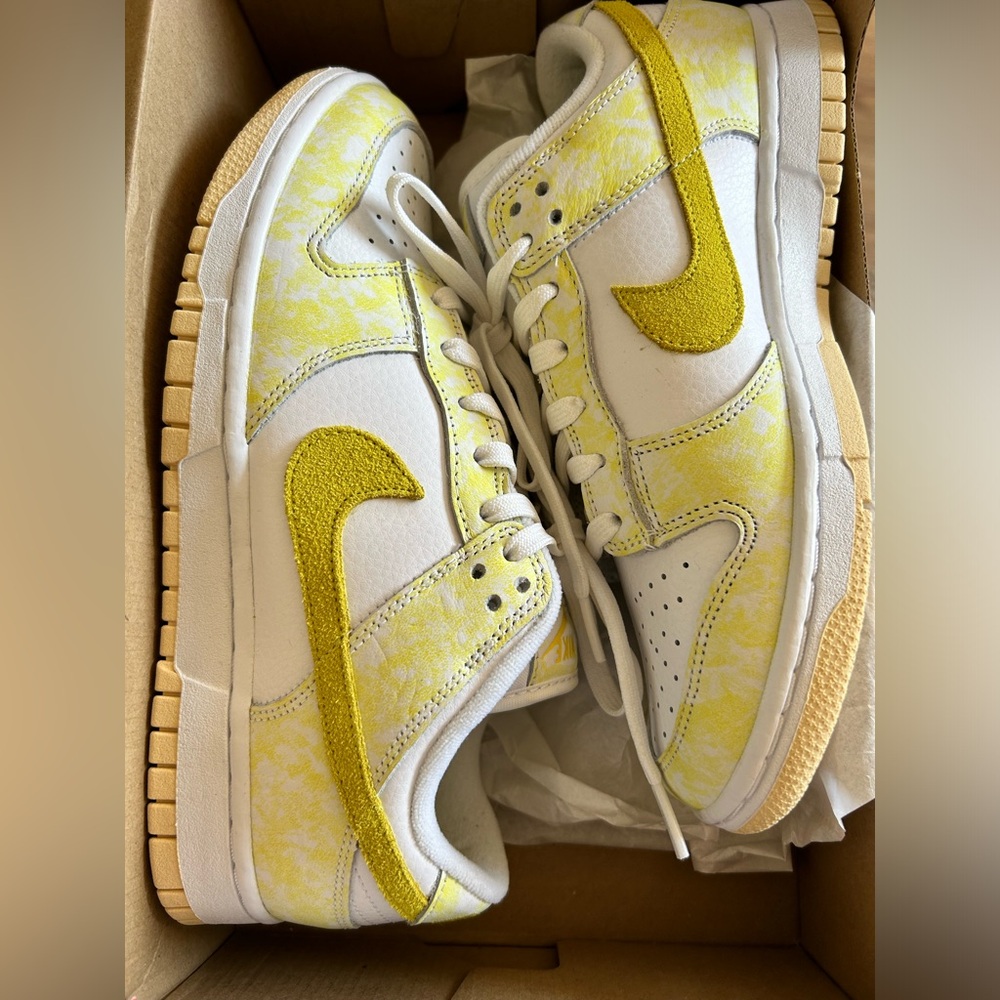 Women’s Yellow Strike Low Dunks
